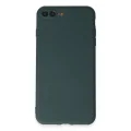 BUĞZ İphone 7 Plus Kılıf First Silikon - Koyu Yeşil