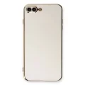 BUĞZ İphone 7 Plus Kılıf Volet Silikon - Beyaz
