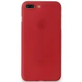BUĞZ İphone 8 Plus Kılıf Pp Ultra İnce Kapak - Kırmızı