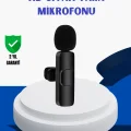 BUĞZ iPhone İçin Çift Mikrofonlu Telsiz Yaka Mikrofonu 360 Derece HD Ses