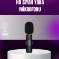 BUĞZ iPhone Uyumlu Çift Mikrofonlu Kablosuz Yaka Seti Profesyonel Ses