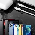  Iphone Uyumlu İOS Uyumlu Lightning Hızlı Şarj Tye C Lightning Şarj Kablosu