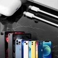  Iphone Uyumlu İOS Uyumlu Lightning Hızlı Şarj Tye C Lightning Şarj Kablosu