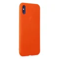 BUĞZ İphone X Kılıf First Silikon - Parlak Turuncu