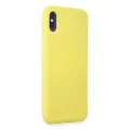 BUĞZ İphone X Kılıf First Silikon - Sarı