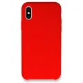 BUĞZ İphone X Kılıf Lansman Legant Silikon - Kırmızı