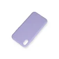 BUĞZ İphone Xr Kılıf Nano İçi Kadife Silikon - Lila