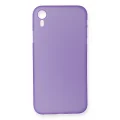 BUĞZ İphone Xr Kılıf Pp Ultra İnce Kapak - Mor