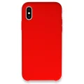 BUĞZ İphone Xs Max Kılıf Lansman Legant Silikon - Kırmızı
