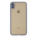 BUĞZ İphone Xs Max Kılıf Montreal Silikon Kapak - Gri