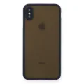 BUĞZ İphone Xs Max Kılıf Montreal Silikon Kapak - Lacivert