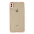 BUĞZ İphone Xs Max Kılıf Montreal Silikon Kapak - Pembe