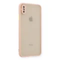 BUĞZ İphone Xs Max Kılıf Montreal Silikon Kapak - Pembe