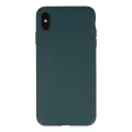 BUĞZ İphone Xs Max Kılıf Nano İçi Kadife Silikon - Koyu Yeşil