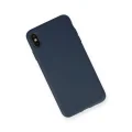 BUĞZ İphone Xs Max Kılıf Nano İçi Kadife Silikon - Lacivert