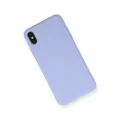 BUĞZ İphone Xs Max Kılıf Nano İçi Kadife Silikon - Lila