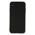 BUĞZ İphone Xs Max Kılıf Nano İçi Kadife Silikon - Siyah