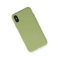 BUĞZ İphone Xs Max Kılıf Nano İçi Kadife Silikon - Yeşil