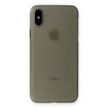 BUĞZ İphone Xs Max Kılıf Pp Ultra İnce Kapak - Gri