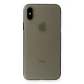 BUĞZ İphone Xs Max Kılıf Pp Ultra İnce Kapak - Gri