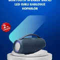 BUĞZ IPX5 Su Geçirmez Taşınabilir Bluetooth Hoparlör Renkli Işıklı