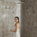 BUĞZ Irmak Premium Robot Yağmurlama Tepe Duş Sistemi – Modern Banyo Batarya Seti ( BUĞZ )