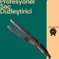 BUĞZ Isı Ayarlı Profesyonel Saç Düzleştirici – Titanyum Seramik Plaka - Lisinya