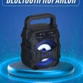  Işıklı Bluetooth Hoparlör Ses Bombası Taşınabilir Yüksek Ses Kaliteli Radyo Özelliği