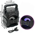 BUĞZ Işıklı Bluetooth Hoparlör Ses Bombası Taşınabilir Yüksek Ses Kaliteli Radyo Özelliği - BUĞZ