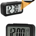  Işıklı Dereceli Masa Ofis Saati Alarmlı Termometre Takvim Çalar Saat