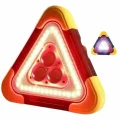 BUĞZ Işıklı İkaz Lambası Reflektör Şarjlı Işıklı Üçgen LED Acil Durum Feneri