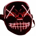BUĞZ Işıklı Led Maske Parti Eğlence Maskesi Hallowen Neon Maske