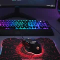 BUĞZ Işıklı Oyuncu Mouse ve Mousepad Seti Ergonomik Tasarım ve RGB Aydınlatma