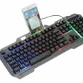 BUĞZ Işıklı Oyuncu Q Klavye Mouse Seti Siyah Gaming Oyuncu Klavye