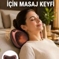 BUĞZ Isıtma Özellikli Derin Yoğurma Masaj Yastığı Priz & Çakmak Girişli Yeni Nesil