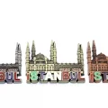 BUĞZ İstanbul Temalı Metal Magnet Alk3341