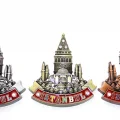 BUĞZ İstanbul Temalı Metal Magnet Model 1