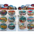 BUĞZ İstanbul Temalı Silikon Buzdolapı Süsü Magnet 9lu Set Alk5807