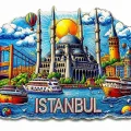 BUĞZ İstanbul Temalı Silikon Buzdolapı Süsü Magnet Alk5375