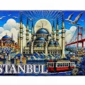 BUĞZ İstanbul Temalı Silikon Buzdolapı Süsü Magnet Alk5379