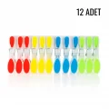 BUĞZ İz Bırakmayan Silikon Mandal 12 Li Bx40