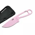 BUĞZ İzula Esee 51455pnk Pembe Kamp Bıçağı 16 Cm - Komple Metal, Plastik Kılıflı