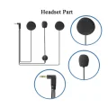 BUĞZ Jack Girişli 3.5mm İntercom Kulaklığı Bt31,bt22,bt35 Uyumlu Motorsiklet Kask Yedek Mikrofon