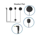 BUĞZ Jack Girişli 3.5mm İntercom Kulaklığı Bt31,bt22,bt35 Uyumlu Motorsiklet Kask Yedek Mikrofon