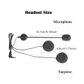 BUĞZ Jack Girişli 3.5mm İntercom Kulaklığı Bt31,bt22,bt35 Uyumlu Motorsiklet Kask Yedek Mikrofon