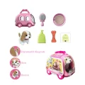 BUĞZ JND-6802 Taşıma Araba Çantalı Hareketli Pilli Köpek Set - Stokta Olan Renk Gönderilir