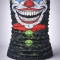 BUĞZ Joker Yüz Baskılı Baf Bandana - Çok Amaçlı Boyunluk Bandana 2 No