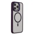 BUĞZ Joko İphone 14 Pro Kılıf Roblox Lens Magsafe Standlı Kapak - Derin Mor