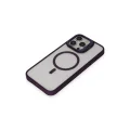 BUĞZ Joko İphone 14 Pro Kılıf Roblox Lens Magsafe Standlı Kapak - Derin Mor