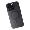 BUĞZ Joko İphone 15 Pro Kılıf Mateks Magsafe Kapak - Siyah